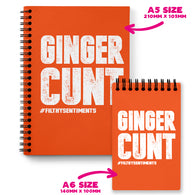 Ginger Cunt Notebook